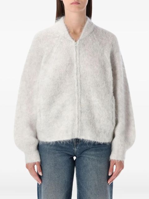 American Vintage Niby zip-fastening cardigan - White - zdjęcie produktu nr 1