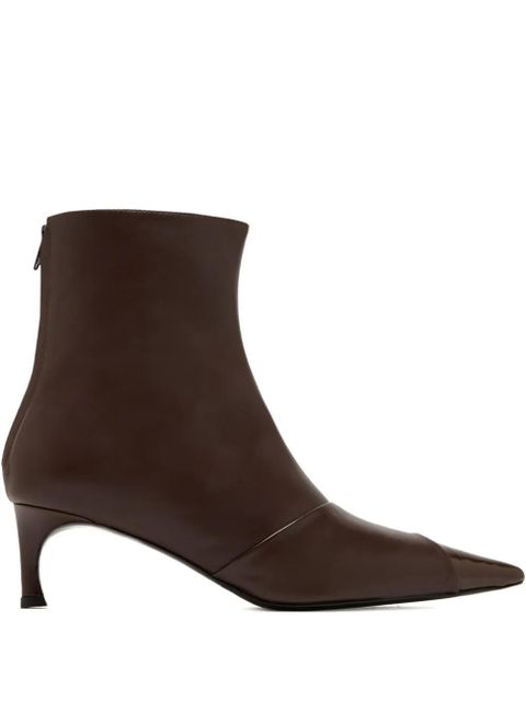 ROTATE BIRGER CHRISTENSEN pointed-toe heeled boots - Brown - zdjęcie produktu nr 1