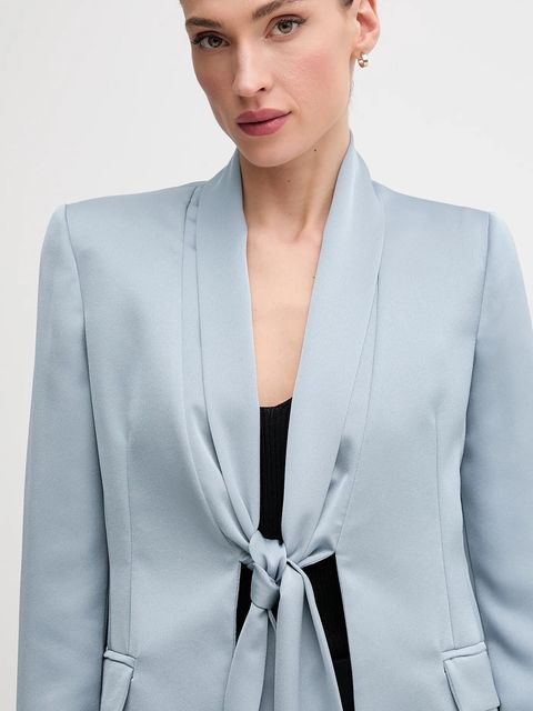 Sandro Ferrone marynarka kolor niebieski jednorzędowa gładka S23XBEBORIELLO