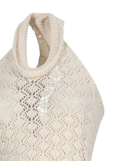 Blumarine halterneck dress - Neutrals