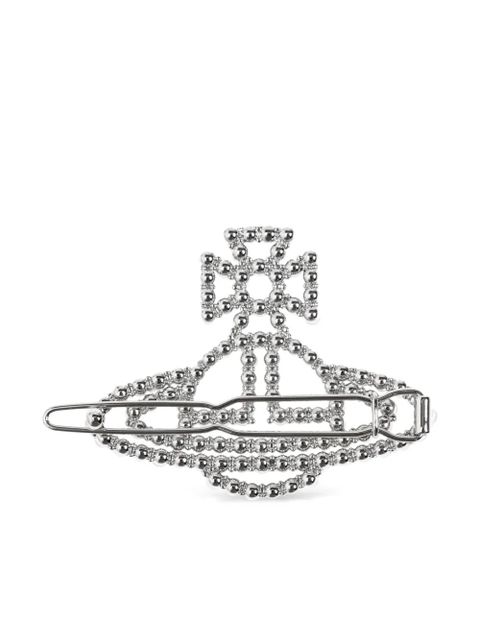 Vivienne Westwood Orb hair clip - White - zdjęcie produktu nr 2