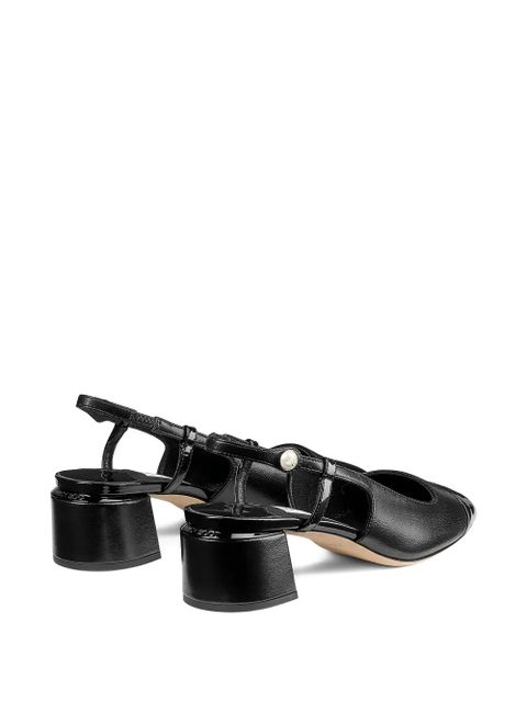 Jimmy Choo 45mm Elisa sling-back pumps - Black