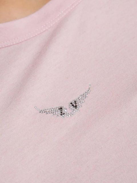 Zadig&Voltaire embroidered-logo t-shirt - Pink