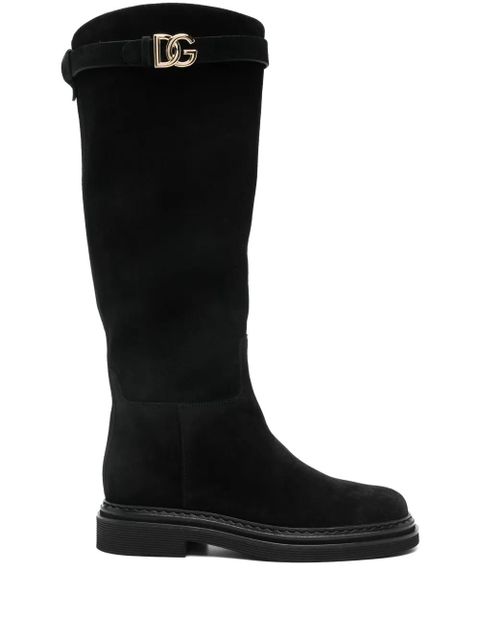 Dolce & Gabbana DG Logo boots - Black - zdjęcie produktu nr 1