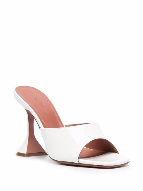 Amina Muaddi slip-on sandals - White - zdjęcie produktu nr 2