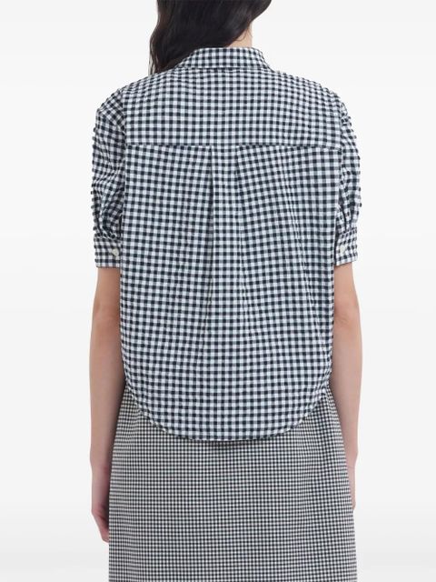 Marni check pattern shirt - Black