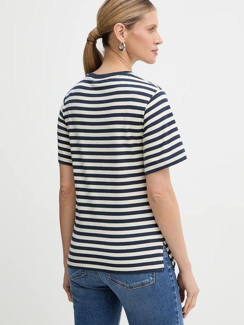 Weekend Max Mara t-shirt bawełniany VENACO damski kolor beżowy 2615971031600