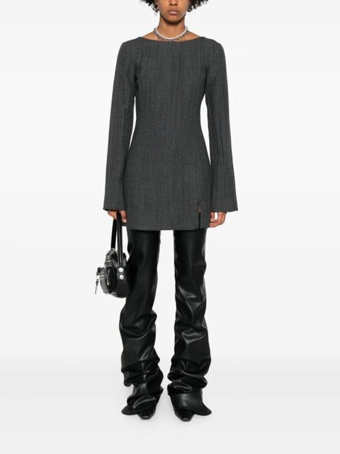 OUR LEGACY Firm mini dress - Grey - zdjęcie produktu nr 2