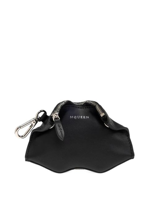 Alexander McQueen zip-fastening keyring - Black - zdjęcie produktu nr 1