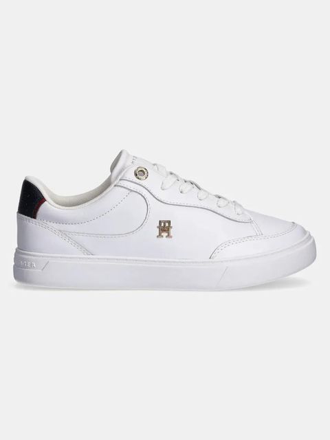 Tommy Hilfiger sneakersy skórzane ESSENTIAL CHIC COURT SNEAKER RWB kolor biały FW0FW08579 - zdjęcie produktu nr 2