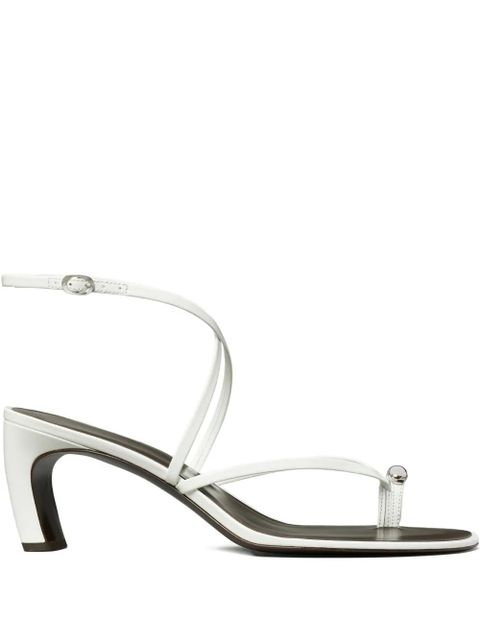 Tory Burch 65mm Pierced strappy sandals - White - zdjęcie produktu nr 1