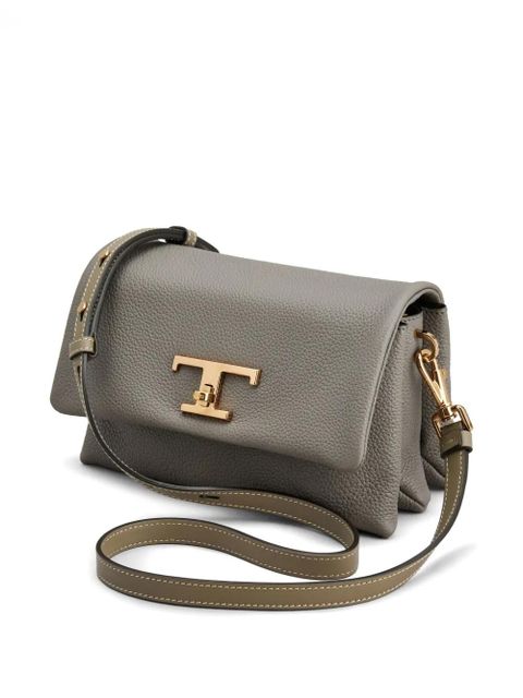 Tod's T Timeless leather shoulder bag - Grey