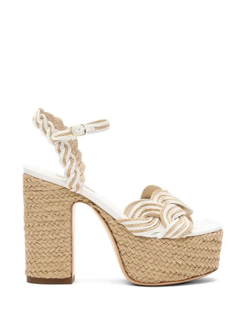 Casadei Thaiti platform sandals - White - zdjęcie produktu nr 1