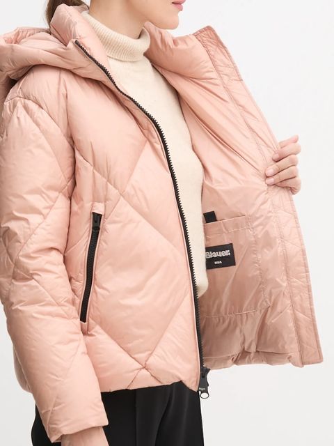 Blauer kurtka puchowa LAMARTINE kolor różowy zimowa BLDC03167