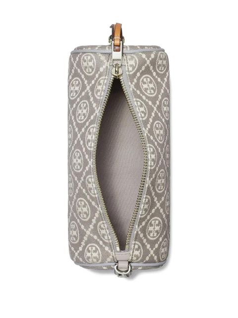 Tory Burch monogram cylinder utility cross body bag - Grey