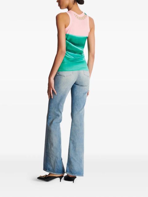 Balmain Foulard-print vest - Green - zdjęcie produktu nr 2