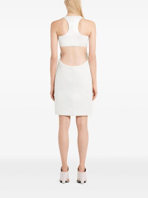 Courrèges Infinity midi dress - White