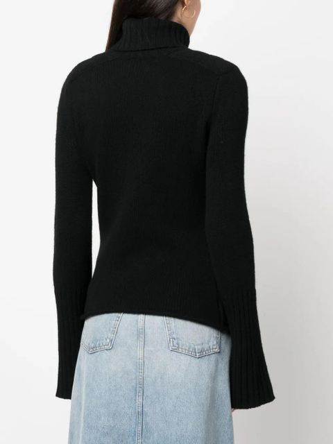 Zadig&Voltaire roll-neck cashmere jumper - Black