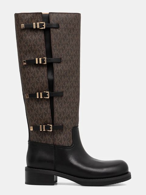 MICHAEL Michael Kors kozaki Darrington damskie kolor brązowy na płaskim obcasie 40F5DTFB7L.292 - zdjęcie produktu nr 2