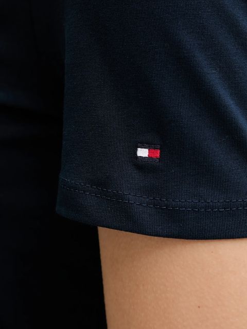 Tommy Hilfiger t-shirt damski kolor granatowy WW0WW45809