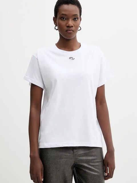 Diesel t-shirt T-MAREY damski kolor biały A17736.0NIAX