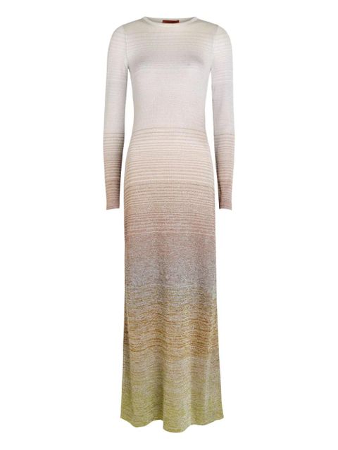 Missoni long-sleeve maxi dress - Neutrals - zdjęcie produktu nr 1