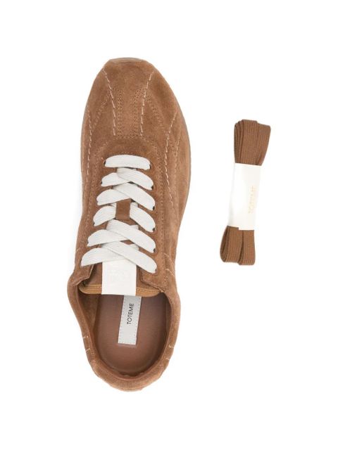 TOTEME Flex suede sneakers - Brown