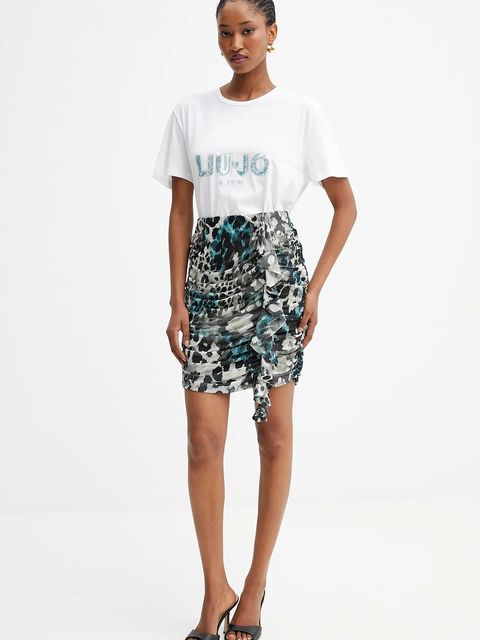 Guess spódnica VERDIANA kolor zielony mini prosta W5YD56 KCZC2