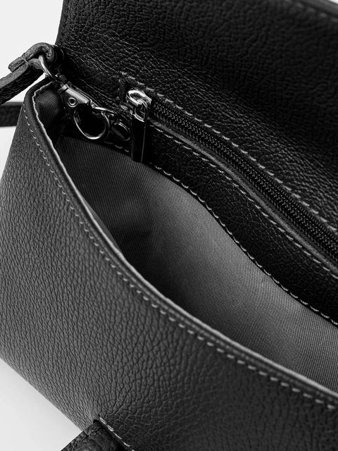 Answear.LAB kopertówka skórzana kolor czarny