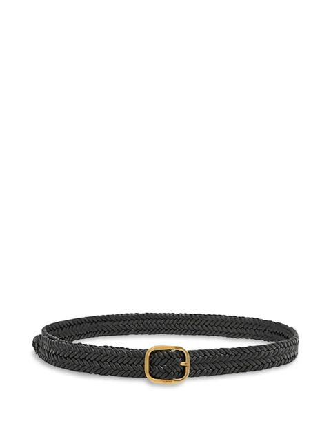 LOEWE braided leather belt - Black - zdjęcie produktu nr 1