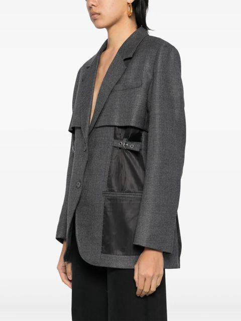3.1 Phillip Lim button fastening blazer - Grey