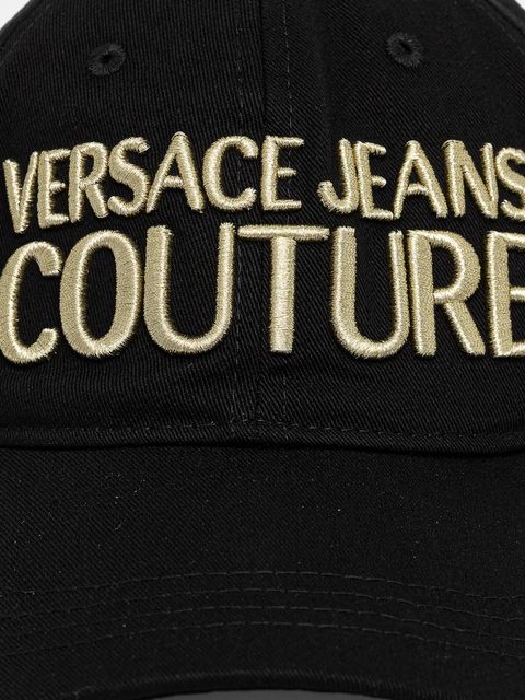 Versace Jeans Couture czapka z daszkiem bawełniana - zdjęcie produktu nr 2