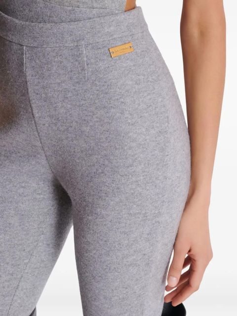 Balmain knit leggings - Grey