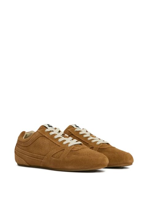 ISABEL MARANT Senny low leather sneakers - Brown - zdjęcie produktu nr 2