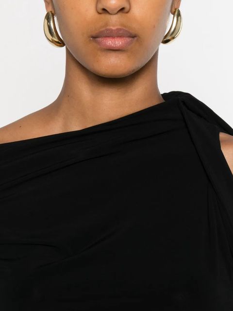 Jacquemus The Drapeado mini dress - Black