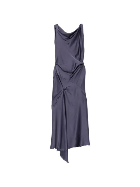 Victoria Beckham draped asymmetric dress - Blue - zdjęcie produktu nr 1