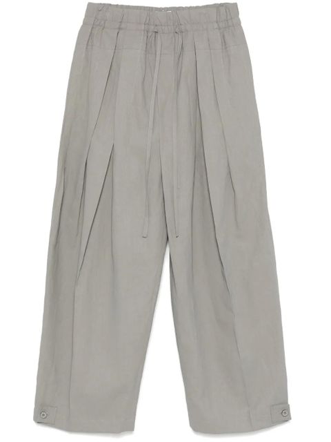 Jil Sander linen trousers - Grey - zdjęcie produktu nr 1