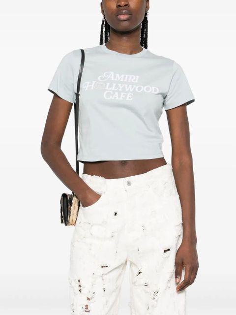 AMIRI Hollywood Cafè T-shirt - Blue - zdjęcie produktu nr 2