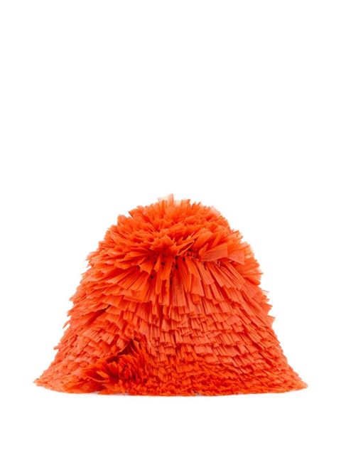 Prada logo-plaque hat - Orange - zdjęcie produktu nr 2