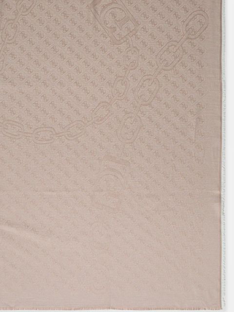 Guess chusta damska kolor beżowy wzorzysta AW5191 POL03