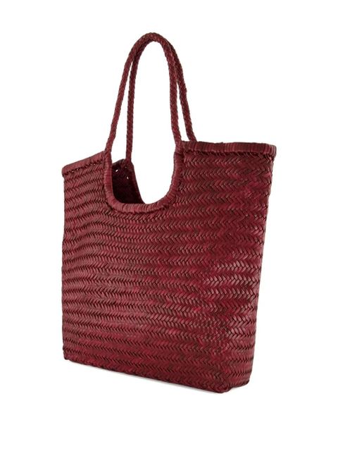 DRAGON DIFFUSION Triple Jump leather shoulder bag - Red