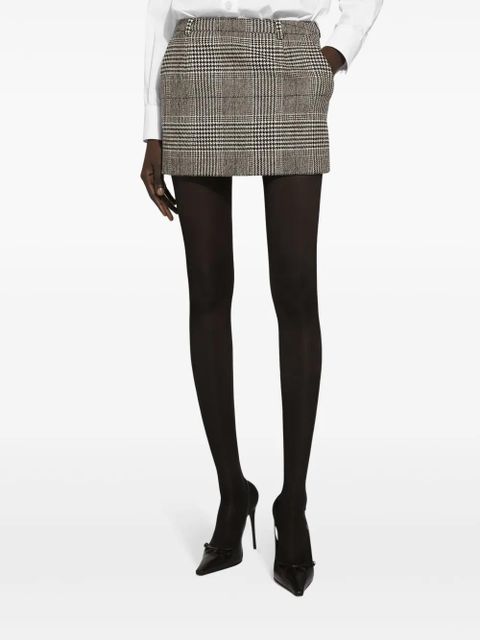 Dolce & Gabbana tartan check skirt - Grey