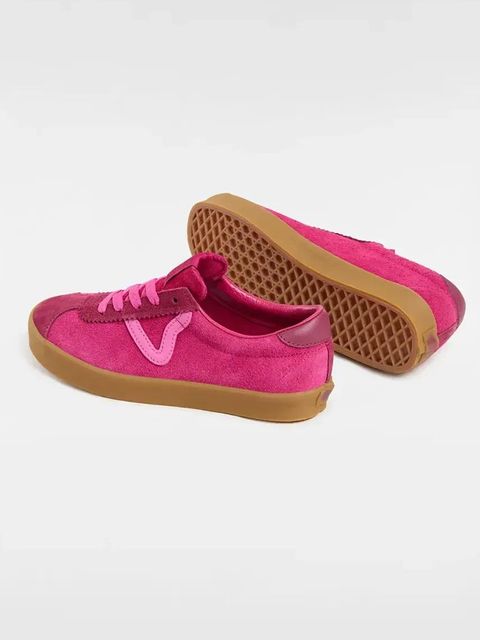 Vans tenisówki zamszowe Sport Low kolor różowy VN000CQRYLZ1
