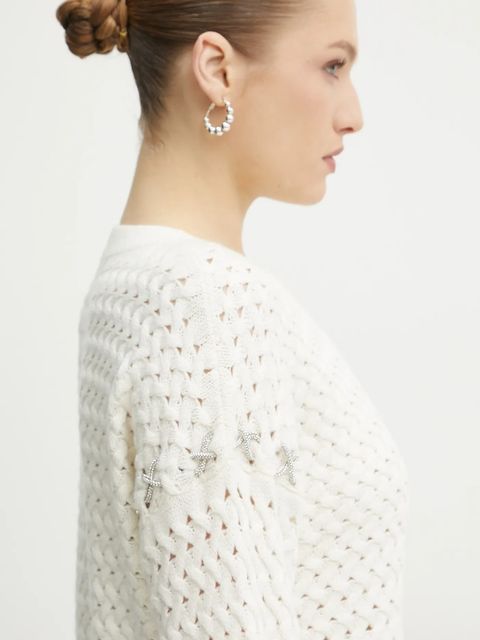 Guess sweter z domieszką wełny ELLISS