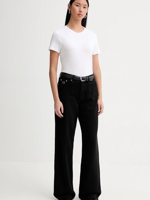 Calvin Klein t-shirt bawełniany damski kolor biały LV044E205G