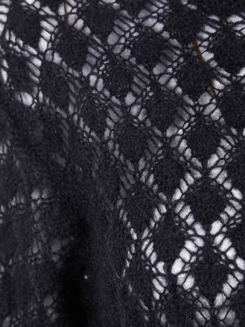 Blumarine open-knit sweater - Black