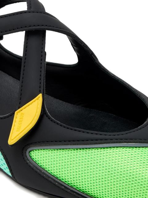 The Attico Floor 01 sneakerinas - Black