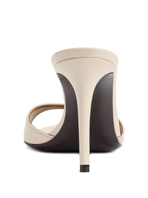 Giuseppe Zanotti Intriigo pointed toe stiletto heel sandals - Neutrals