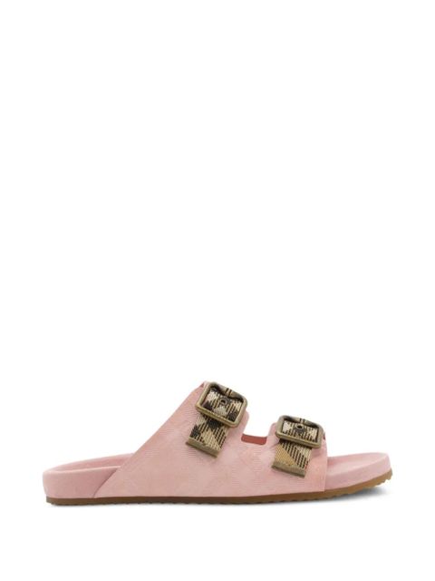 Burberry Urchin check buckle sandals - Pink - zdjęcie produktu nr 1