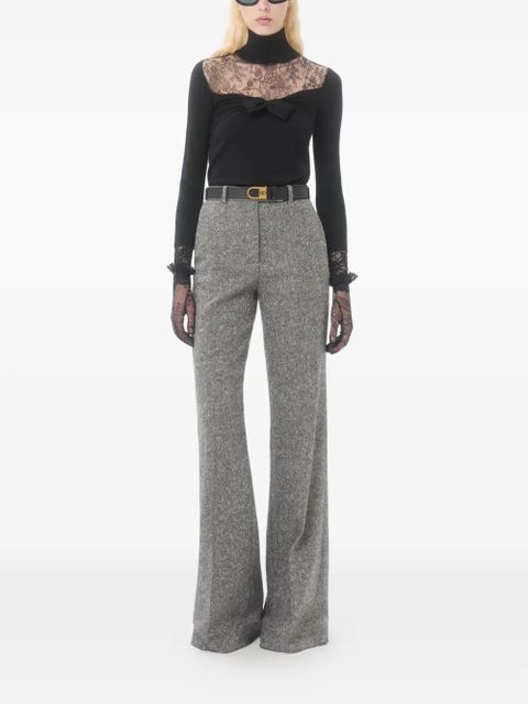 Valentino Garavani lace-panelled top - Black - zdjęcie produktu nr 2